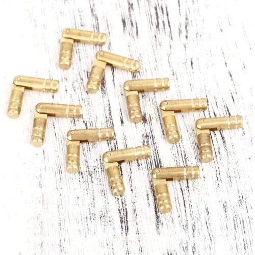 10pcs Invisible Concealed Barrel Hinge Pure Copper Brass Wine Jewelry Box Hidden Invisible Concealed Barrel Hinge 30*5mm