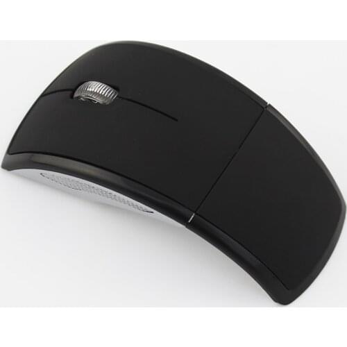 2.4G Wireless Foldable Mouse Slim Portable 1200 DPI Folding Mause Mini Optical Arc Travel Foldable Computer Mice For Laptop PC