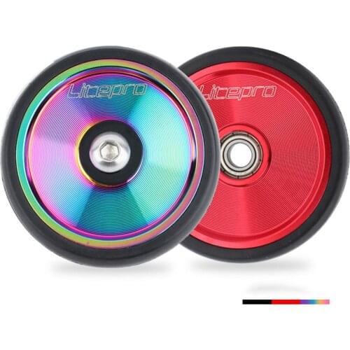 2Pcs Easywheel for Brompton Bike Folding Bike Modification Bearing Easy Wheel