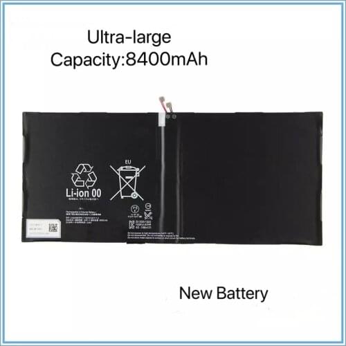 New Battery 8400mAh LIS2206ERPC Battery For SONY Xperia Z2 SGP541CN SGP511 SGP512 SGP521 SGP541 SGP551 Tablet PC Batteries