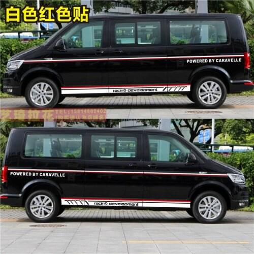 FOR VW CARAVELLE T5 T6 Car stickers Appearance modification custom sports decals