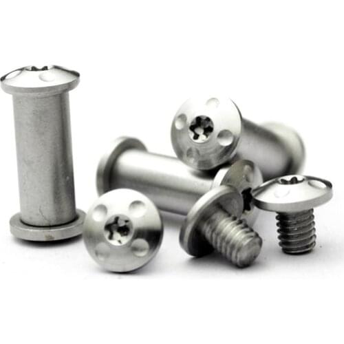 Diy Knife material Making knife Handle M3.5 screw KNIVES T8 Plum blossom sharp 20 size Straight folding knife