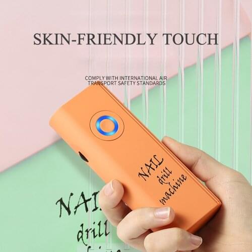 2021 Newest Design 20000RPM Portable Electric Nail Drill Machine Rechargeable Cordless Electric Manicure Set For Nail Tools