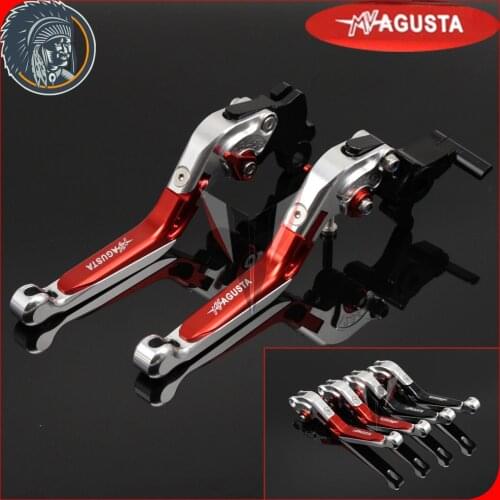 GHOST RIDER For MV AGUSTA Brutale 675 800 Motorcycle Accessories Adjustable Folding Extendable Brake Clutch Levers