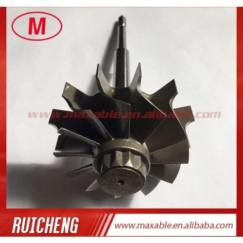 HX35 60.00/70.00mm 12 blades turbine wheel&shaft/turbo wheel for turbocharger journal bearing