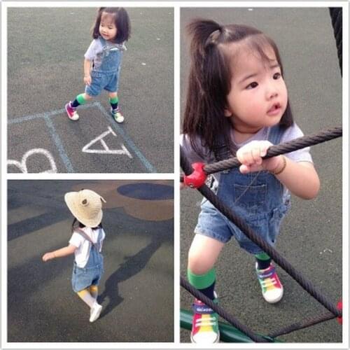 2019 Autumn Toddler Baby Boys Girls Overalls Clothing Fashion Suspender Denim Romper Children Buttons Pocket Washed Jeans Pants