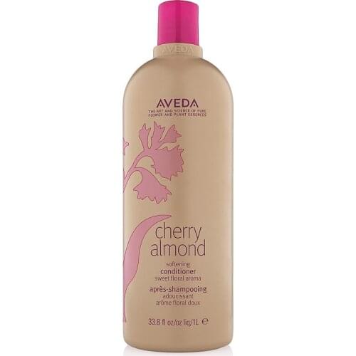 Aveda vegan cherry almond conditioner that deeply moisturizes the hair and makes it easy to comb 1000 ml