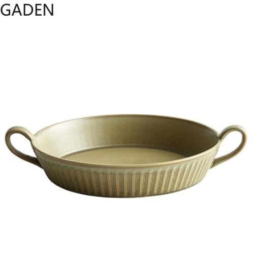 Creative Western Food Plate High-end Nordic Light Luxury Tableware Restaurant Display Plate Kitchen Supplies Table Decoration