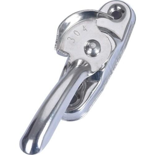 Stainless Steel Round Handle Crescent Lock Aluminum Alloy Sliding Doors Lock Hardware Door And Window Accessories