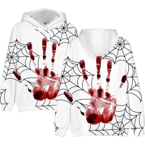 2021 New Halloween hoodies Men/Women 3D print Sweatshirts Long sleeve Hooded New Sweatshirt Unisex Tracksuit Clothes