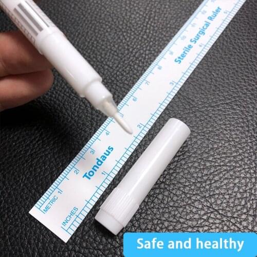 Newest White Surgical Eyebrow Tattoo Skin Marker Pen Tools Microblading Accessories Tattoo Marker Pen Permanent Makeup Supply