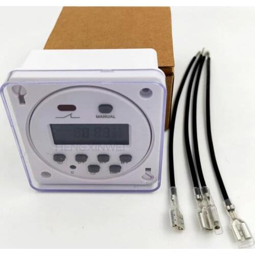 CN101A 2nd Updated Timer Switch Power Programmable Time Relay Waterproof Cover 4WIRES