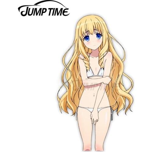 Jump Time Amagi Brilliant Park Latifa Fleuranza 2 7.3 Anime Sexy Girl Vinyl Decal Window Car stickers