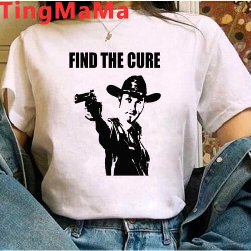 The Walking Dead Negan tshirt t-shirt men aesthetic 2021 streetwear summer top harajuku