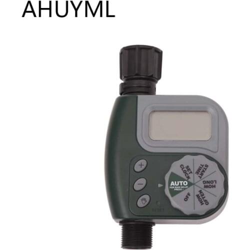 Garden Yard Automatic Irrigation Controller Digital Irrigation Water Timer - Single Outlet Faucet Hose Bib