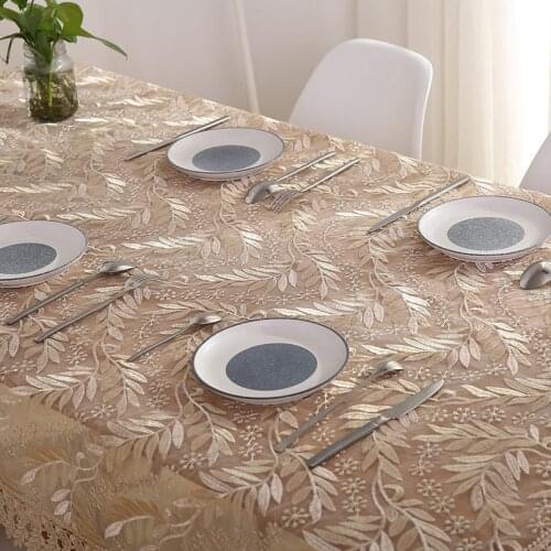Fresh Transparent Gauze Willow Leaves Embroidered Red Table Cloth Table Cloth Table Cloth Lace Tea Table Cloth Cover Towel
