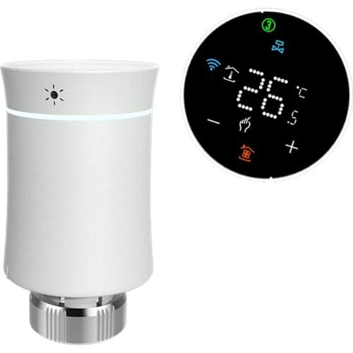 Tuya Zigbee TRV Thermostatic Valve LED Intelligent Home Household Life Temperature Controller Constant Radiator Thermostat