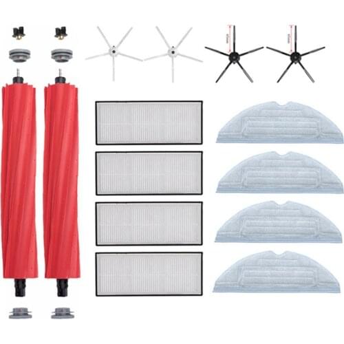 HOT！-Main Roll Brush Mop Rag Hepa Filter Side Brush For Xiaomi Roborock S7 T7S T7plus Vacuum Cleaner Spare Parts Accessories