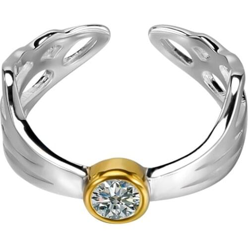 S925 Sterling silver National style creative design hollow wings ring female personality fashion cicada wing earrings insect