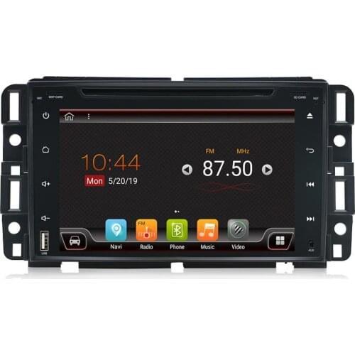 7" 2 Din Android 10.0 Car Radio For GMC Yukon Acadia Tahoe 2007-2012 Car Multimedia Player Audio 4 Core 1024*600 Stereo