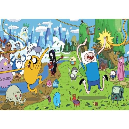 More Style Choose Adventure Time Art Print Silk Poster Home Wall Decor 24x36inch