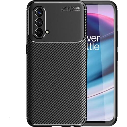 For Cover Oneplus Nord CE 5G Case For Oneplus Nord CE Capas Bumper Silicone Carbon Fiber TPU Cover For Oneplus Nord CE Fundas