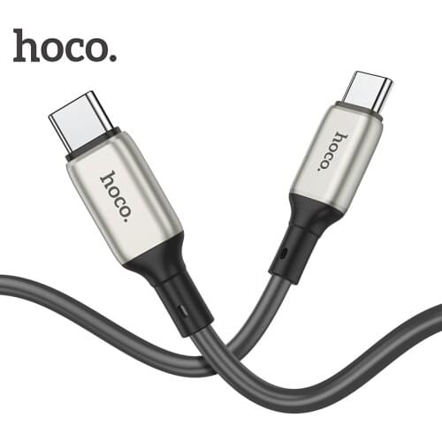 HOCO 60W USB C To USB Type C Cable 3A 60W PD Fast Charger for Macbook iPad Support Quick Charge For Samsung S20 Xiaomi 11 10 Pro