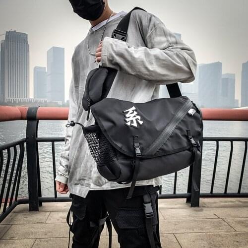 Korean version of mens shoulder diagonal bag diagonal shoulder bag mens messenger bag trend sports and leisure canvas bag