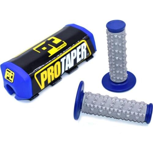 Dirt Pit bike motocross bar Handlebar Breast Pad & handle grips For KTM CRF YZF KLX BSE Kayo