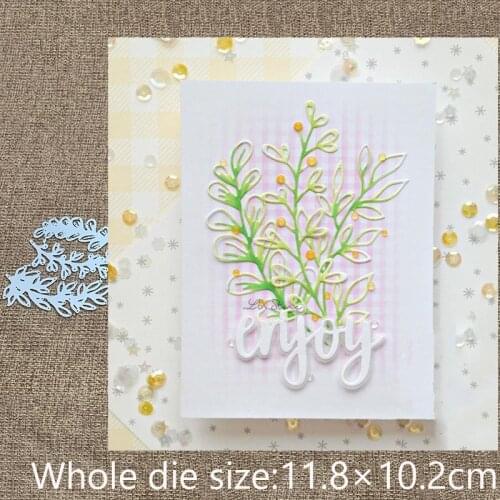 New Design Craft Metal stencil mold Cutting Dies 3pcs leaves decoration scrapbook die cuts Album Paper Card Craft Embossing