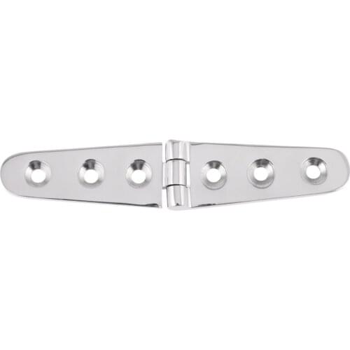Stainless Steel Cast Boat / Marine Strap Hinge - 150mm, Silver