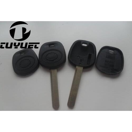 Blank Transponder Key Shell for BYD F3 F3R With Uncut Blade Car Key Cover FOB Case