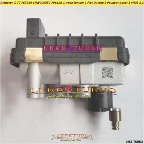 Turbo Electronic Actuator G-77 G-077 G77 767649 6NW009550 GTB1749V 798128 798128-5006S 9802446680 For Citroen Jumper III 2.2 HDI