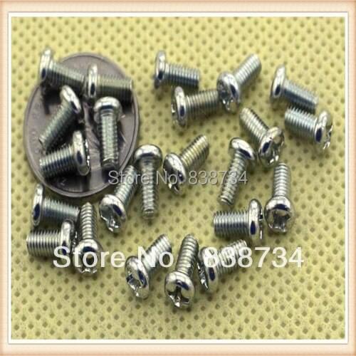 Carbon steel nickel plated m1.4*6 precision screw