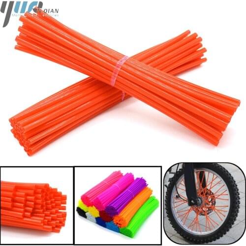 Universal For MX SX SXF FOR KLX150S KX450F KLX110 KX250F KLX KX KFX Motorcycle Dirt Bike MOTO Off Road Rim Wheel spoke skins