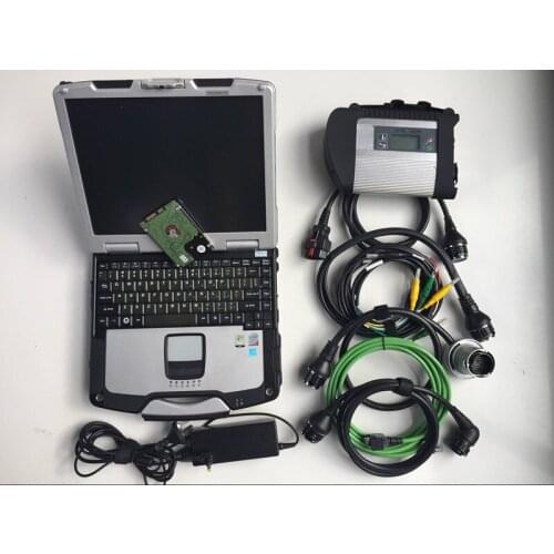 WIFI MB Star C4 SD CONNECT 4 with software V2020.12 HDD CF30 Touch screen laptop for mb star C4 car and truck diagnostic tool