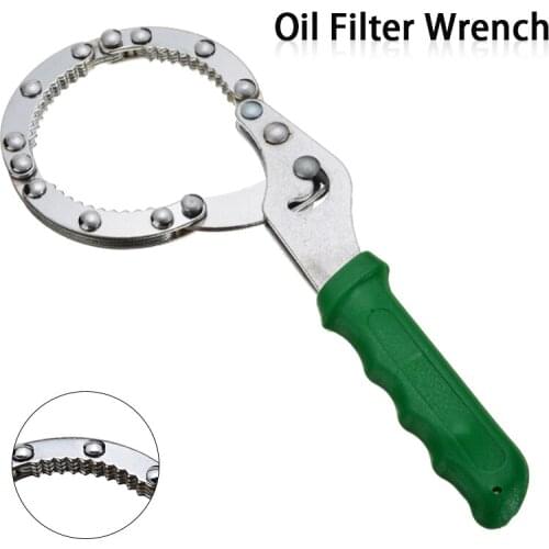 1pc Car Auto Oil Filter Wrench Remover Rustproof Portable Ergonomic Flexiblely Handcuff Style Repair Adjustable Tool