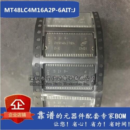 100% New&original MT48LC4M16A2P-6AIT:J MT48LC4M16A2 TSSOP54