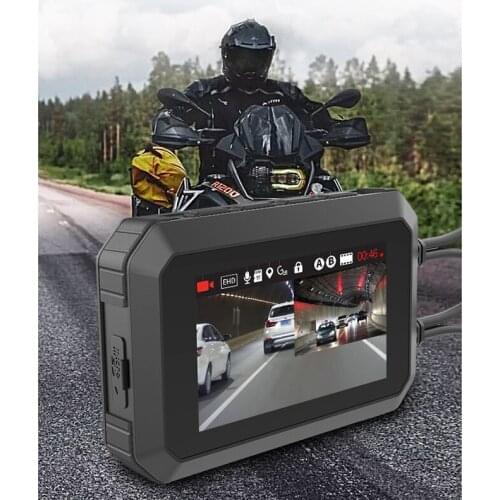 1080P HD 3 Inch Camera Motorcycle DVR Dash Cam Driving Recorder G-Sensor Wireless Wifi MS59