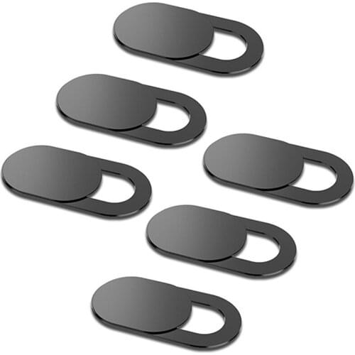 12Pcs Universal WebCam Cover Shutter Magnet Slider Plastic Camera Cover for IPhone PC Laptops Mobile Phone Lens Privacy Sticker