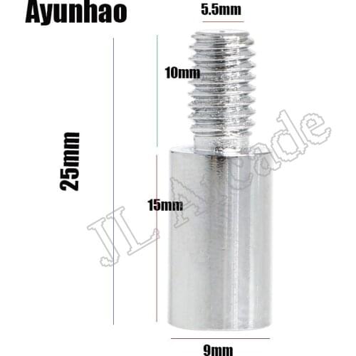 2pcs Arcade DIY Shaft Extender Joystick Extension Rod For Sanwa Joystick & Zippyy Joystick & Jamma Extension & Control Extender