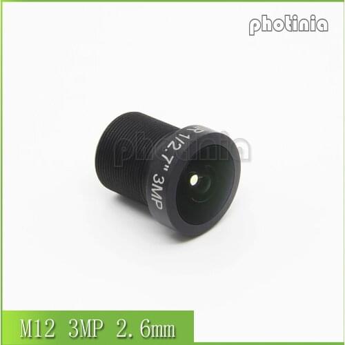 3Megapixel 2.6mm Fixed 1/2.7 inch 160 Degree Wide Angle CCTV Lens For HD 1080P IP Camera AHD CCTV Camera