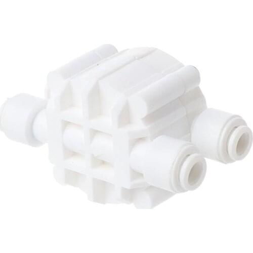 4 Way 1/4 Port Auto Shut Off Valve For RO Reverse Osmosis Water Filter System