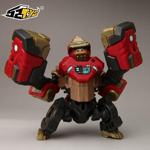 52TOYS BEASTBOX Deformation Robots Mecha Joe Stark Orangutan Giobana Collection Action Figure 7.9CM