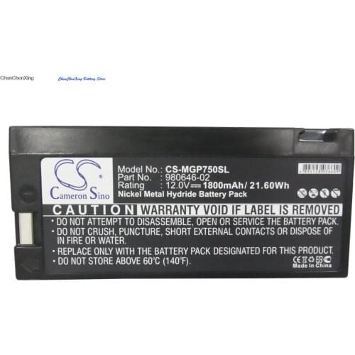 Cameron Sino 1800mAh Battery 980646-02 for Magellan GPS 750M, GPS 750M Plus, For Trimble 4700, Geo Explorer 2, Pro XL, XR, XRS