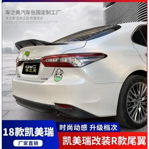 For Toyota Camry high quality Carbon Fiber rear boot Wing Spoiler Rear Roof Spoiler Wing Trunk Lip Boot Cover