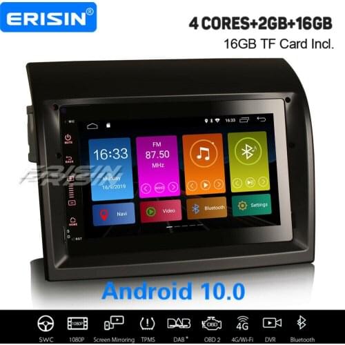 Erisin 3074 Android 10.0 DAB+ Car Stereo DSP Carplay GPS WiFi USB DVR SD TPMS DVB-T For FIAT Ducato Citroen Jumper Peugeot Boxer