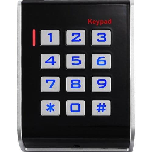 Access Control Keypad Contactless Door Controller Electric Security Lock Wiegand 26 Output Luminous NFC Rfid 13.56Mhz