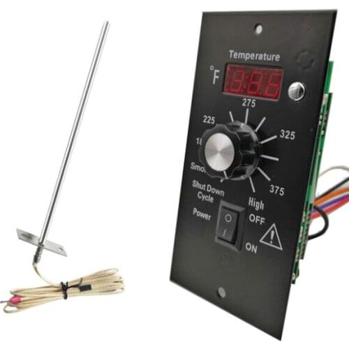 Sawdust furnace feeding system controller digital display temperature controller embedded temperature controller for Traeger