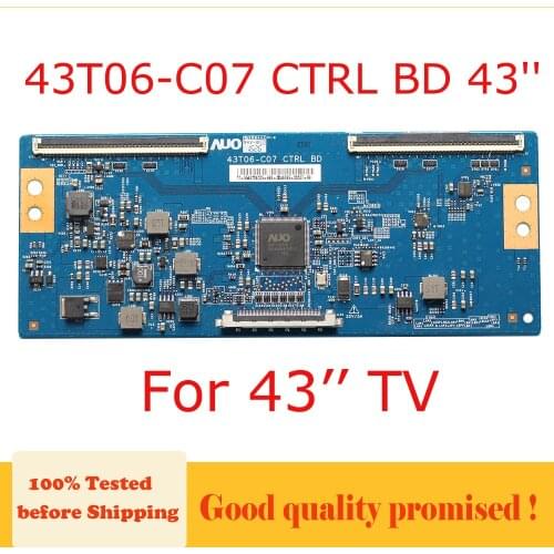43T06-C07 CTRL BD 43'' T CON BOARD For 43 ''TV Logic Board Original 100% Tested before Shipping 43T06-C07 43 inch 43t06-c07